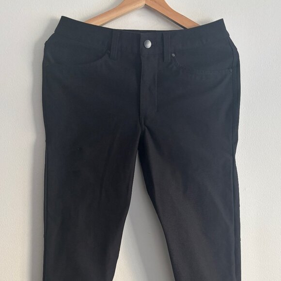 Lululemon Black Twill ABC Pants - 28x30 - Picture 1 of 8